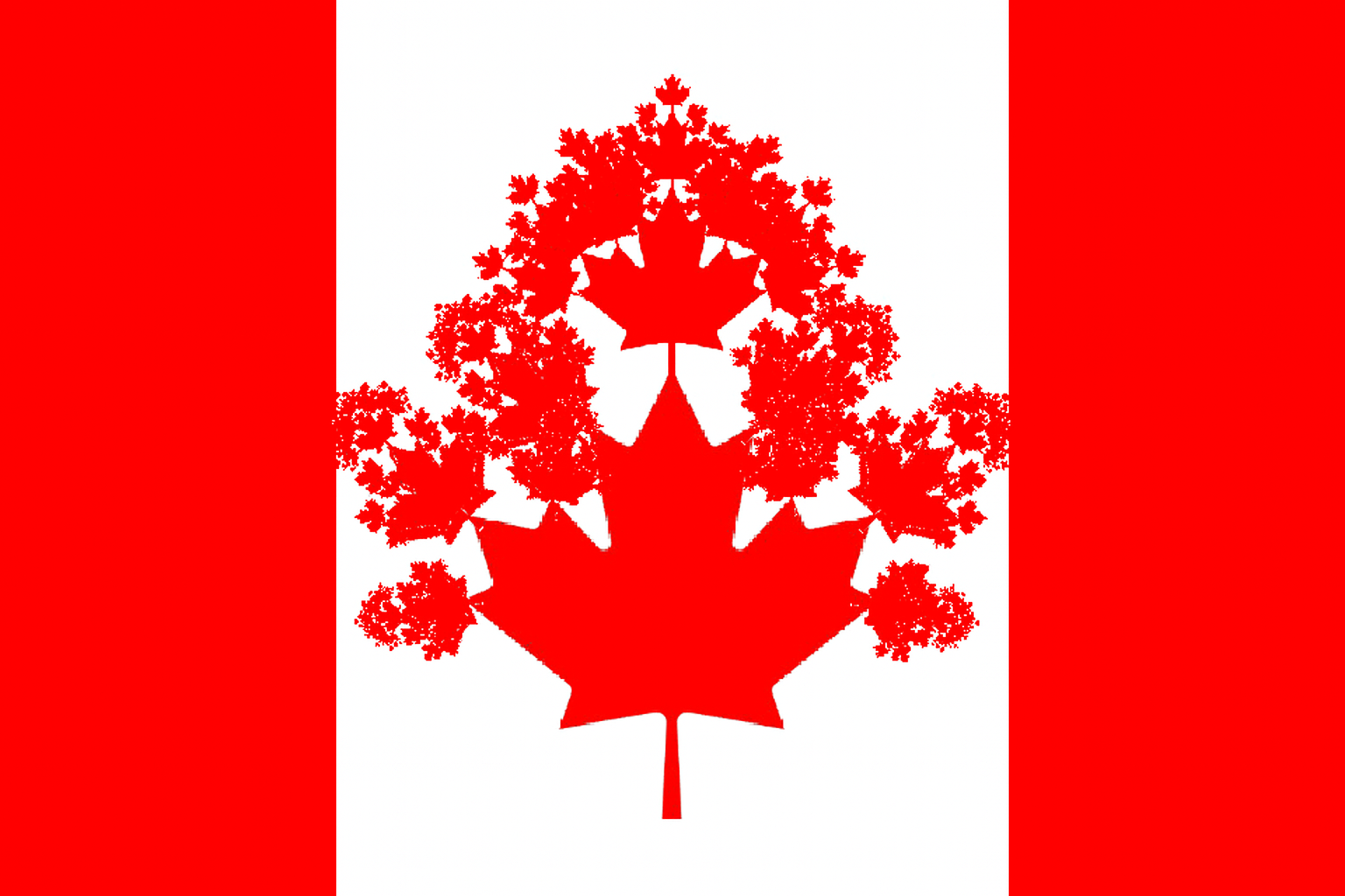 canada with infinite leaves Blank Meme Template