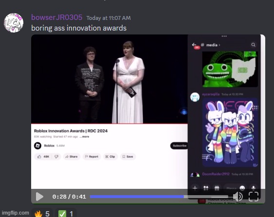 that one time where people are spamming jumbo josh gifs so i send artifyber art during it | made w/ Imgflip meme maker