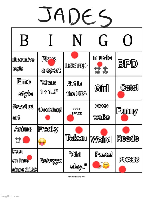 Screw it | image tagged in jade's bingo | made w/ Imgflip meme maker