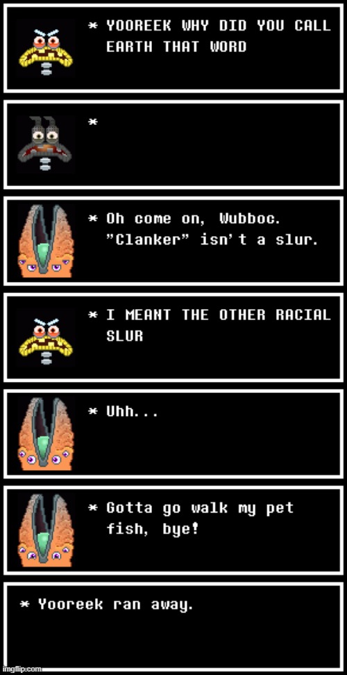 this isn't canon btw (Undertale #144) | made w/ Imgflip meme maker