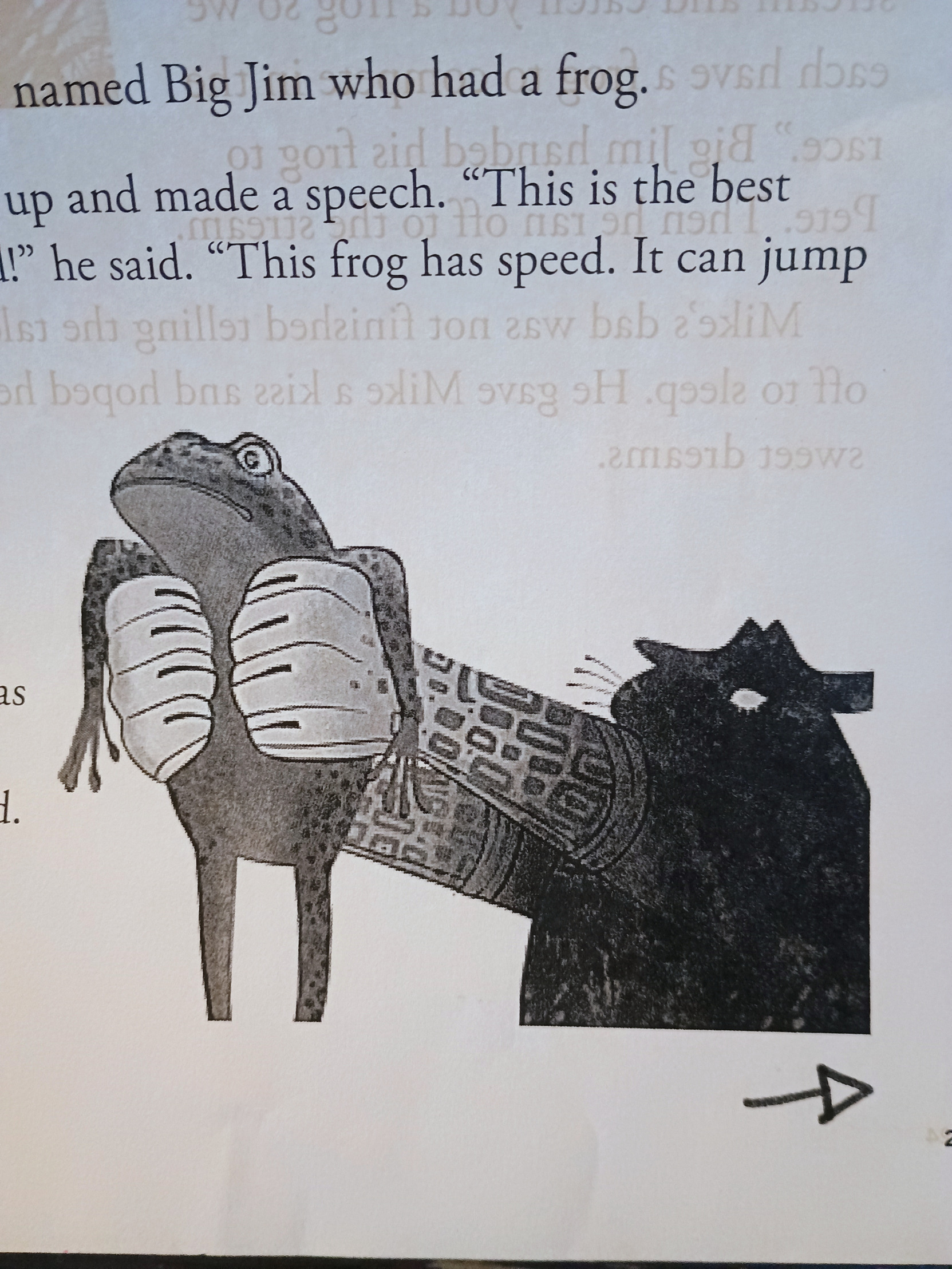 This frog has speed. Blank Meme Template