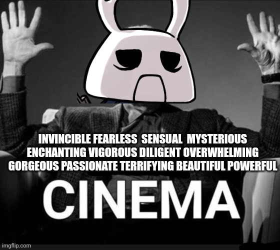 Zote cinema | image tagged in zote cinema | made w/ Imgflip meme maker