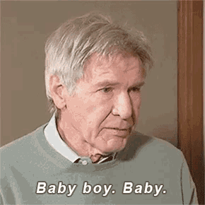 Baby Boy Harrison Ford Blank Meme Template