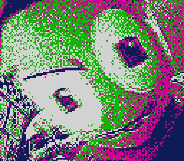 Goofing around with this random ass gameboy camera filter | made w/ Imgflip meme maker