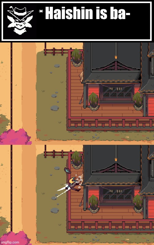 Haishin is ba- | image tagged in haishin- getout | made w/ Imgflip meme maker