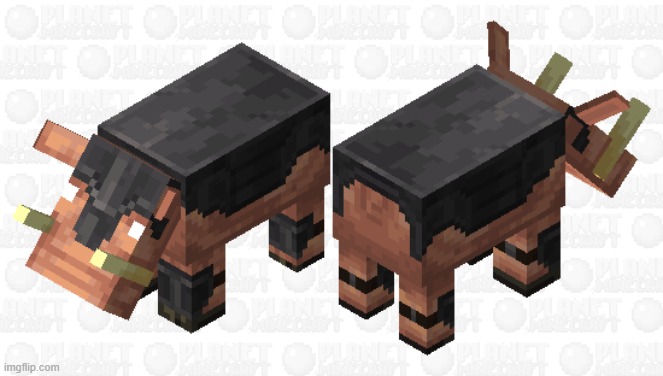 Hoglins Wearing Netherite Armor | image tagged in hoglins wearing netherite armor | made w/ Imgflip meme maker