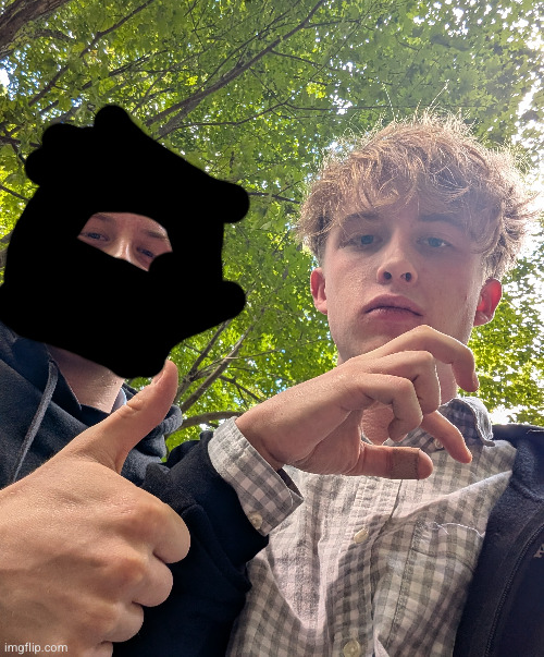 Me (autisting and not verbal) Using hand to spek sine languag Blank Meme Template