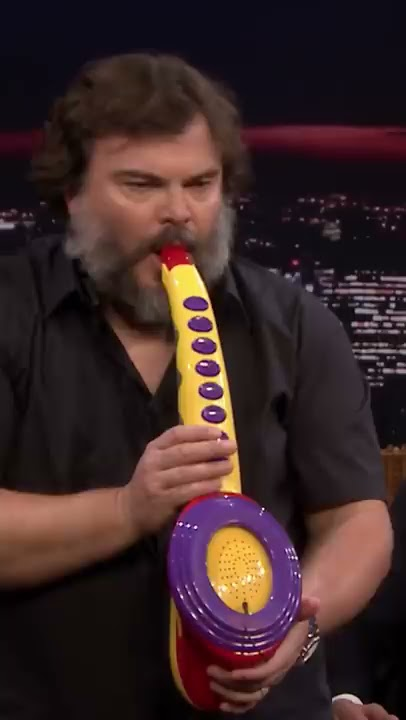 Jack Black saxaboom Blank Meme Template