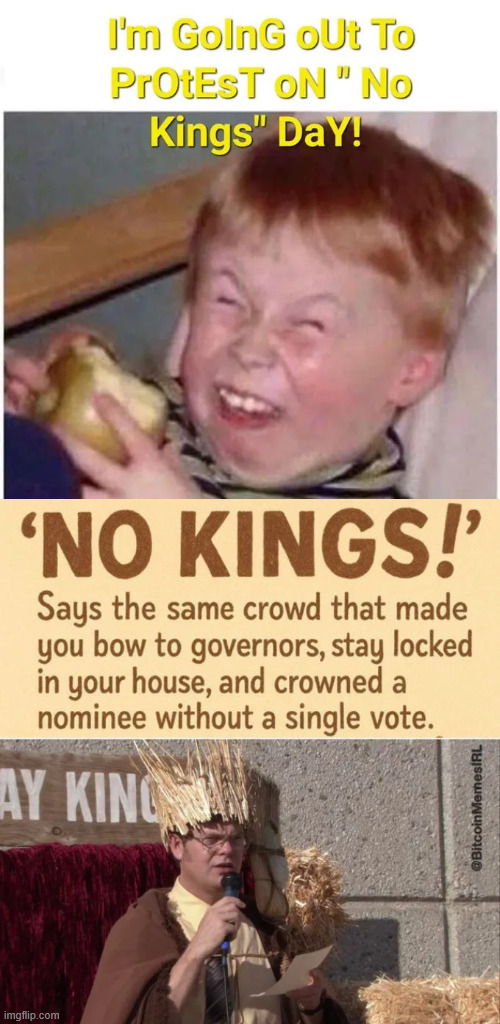 no kings temper tantrum | image tagged in no kings,temper tantrum | made w/ Imgflip meme maker