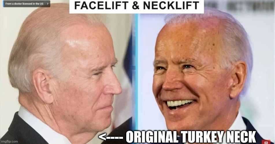 <---- ORIGINAL TURKEY NECK | made w/ Imgflip meme maker