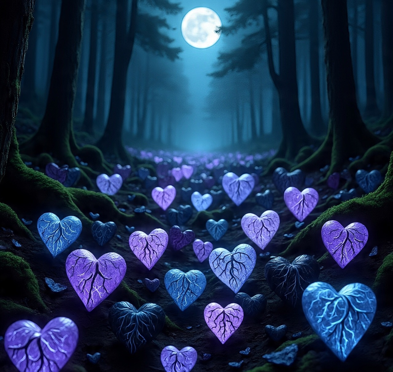 Forest hearts Blank Meme Template