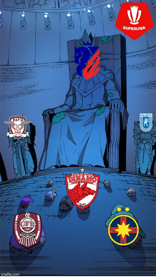 Meanwhile in SuperLiga României 2025/2026... | image tagged in worship the lord,superliga,romania,sports,soccer,memes | made w/ Imgflip meme maker