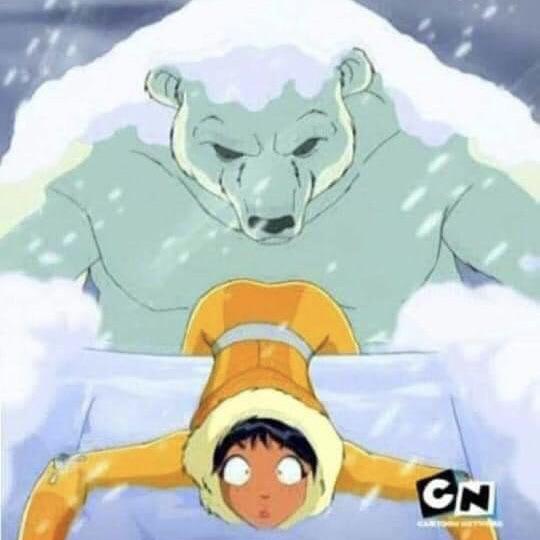 Totally spies alex polar bear Blank Meme Template