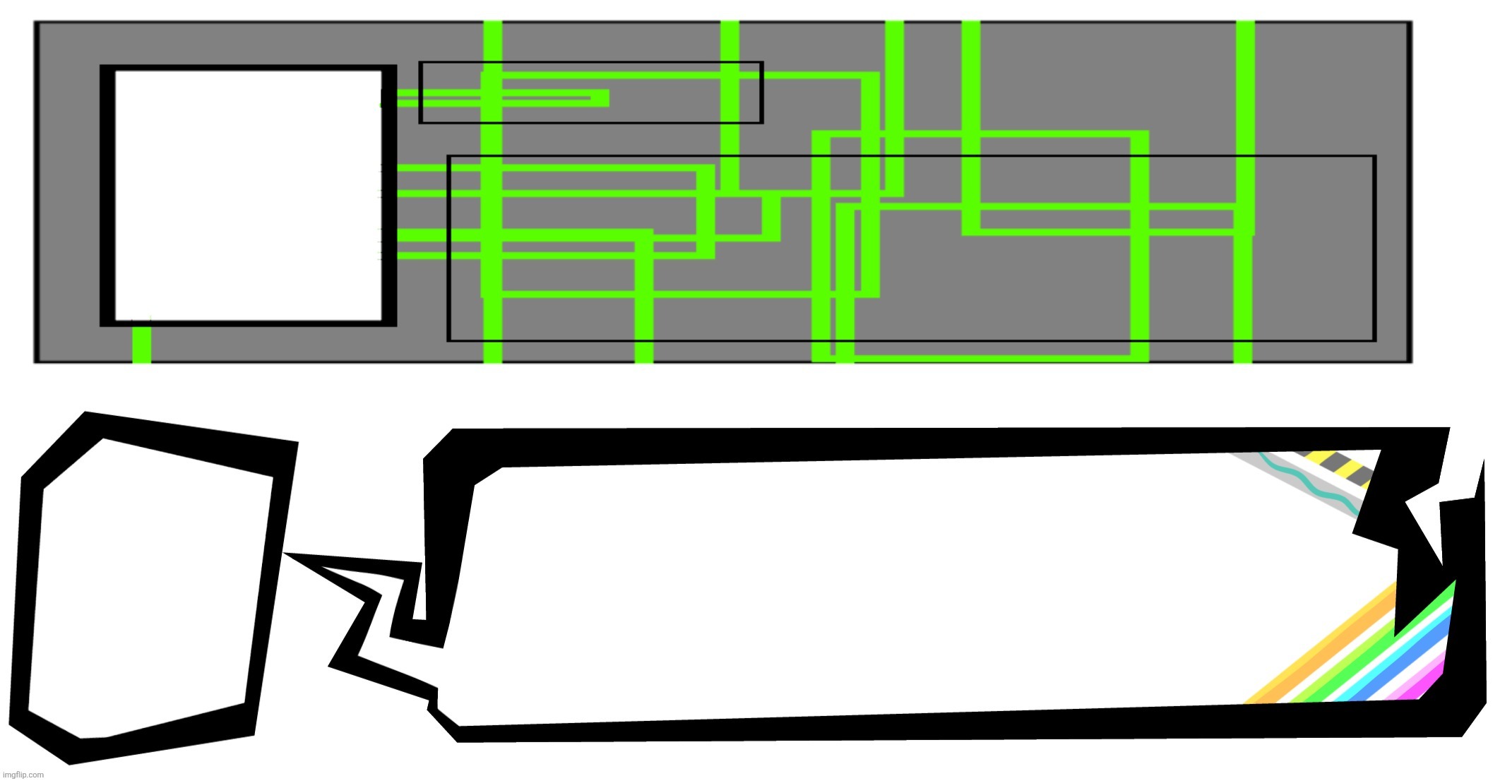 Do you prefer the old textbox design i originally was planning to use or do you like the new one (repost cuz I got no answers) | made w/ Imgflip meme maker