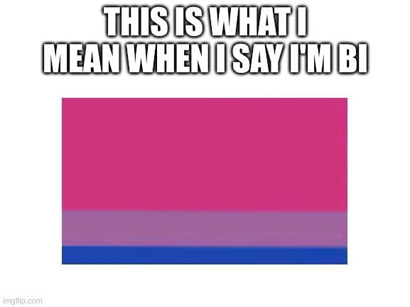 like im a lesbian, an then there's that one boy with painted nails who looks like he hasn't slept in 3 weeks | THIS IS WHAT I MEAN WHEN I SAY I'M BI | image tagged in blank white template | made w/ Imgflip meme maker