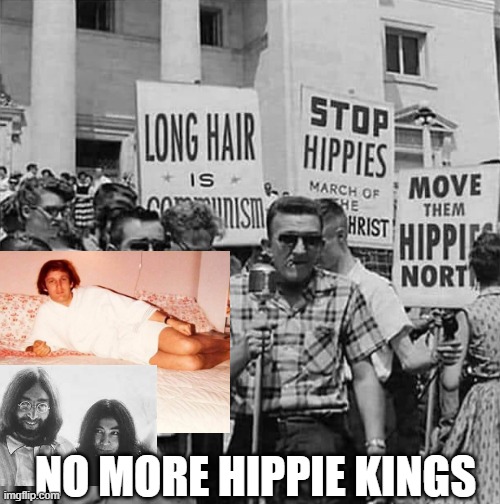 BOOMER is as BOOMER protests | NO MORE HIPPIE KINGS | image tagged in 60 s protest,ok boomer,well boys we did it blank is no more,no more,drama queen,president_joe_biden | made w/ Imgflip meme maker