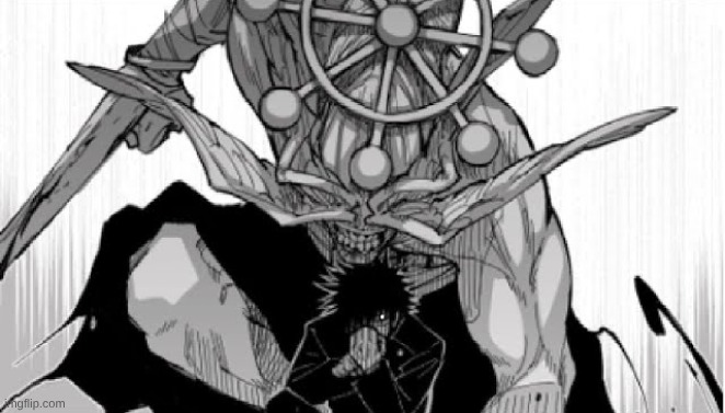 Mahoraga summoning | image tagged in mahoraga summoning | made w/ Imgflip meme maker