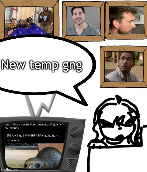 TV temp | New temp gng | image tagged in tv temp | made w/ Imgflip meme maker