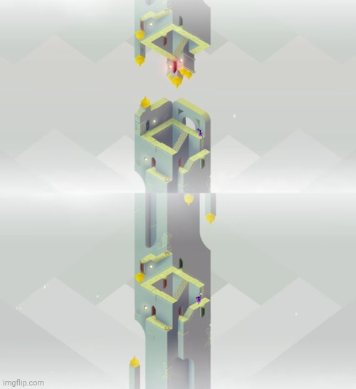 Inverted Palace 2 & 2.5 | image tagged in monument valley 3 | made w/ Imgflip meme maker