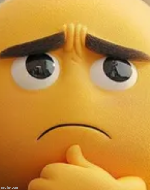 Thinking Emoji Blank Meme Template