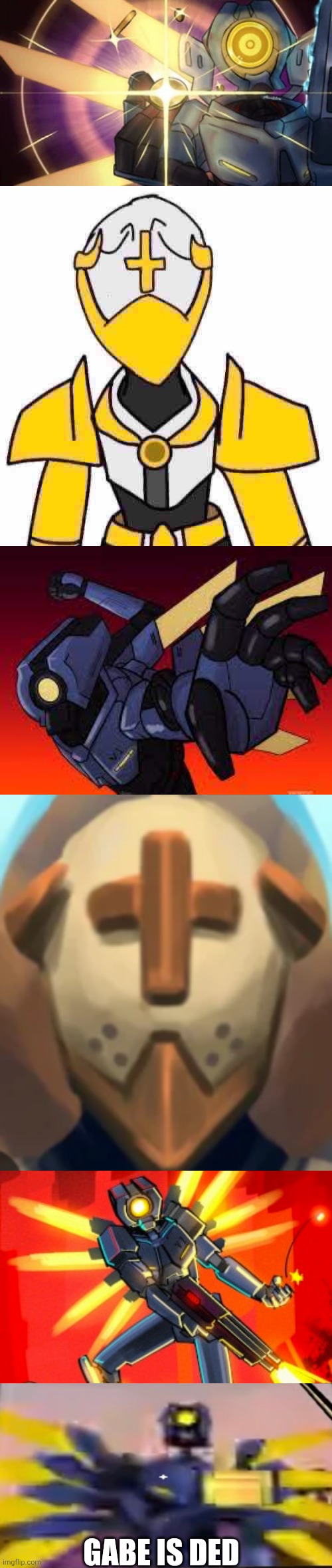 GABE IS DED | image tagged in v1 imaginary technique,sad gabriel,ultrakill v1 pepe punch,gabe,ultrakill,v1 ultrakill thumbs up | made w/ Imgflip meme maker