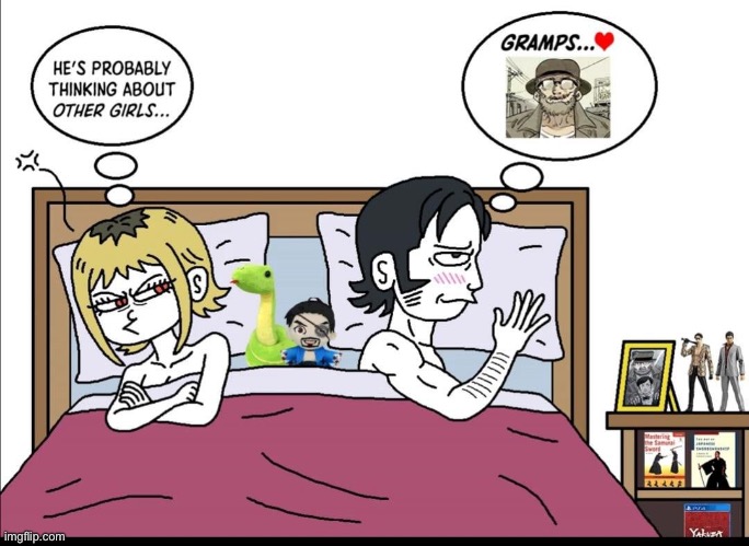 His grandpa teach him all | image tagged in memes,shitpost,chainsaw bear,anime,manga | made w/ Imgflip meme maker