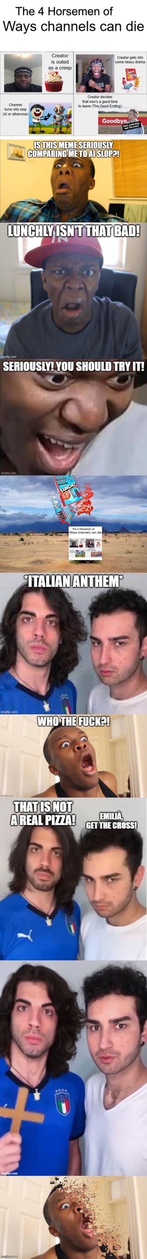 Lunchly is not a real pizza! | made w/ Imgflip meme maker