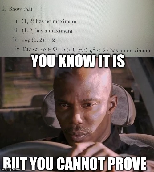 YOU KNOW IT IS; BUT YOU CANNOT PROVE | image tagged in dexter can't prove it | made w/ Imgflip meme maker