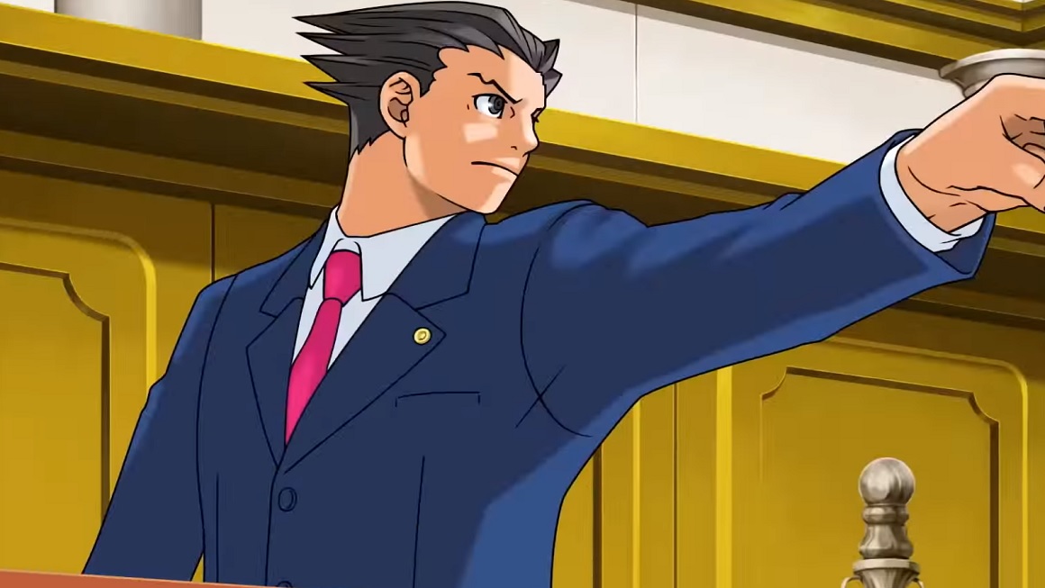 anime lawyer pointing Blank Meme Template