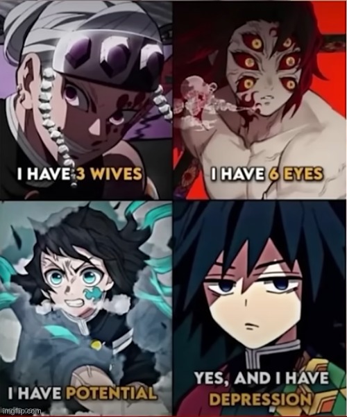 Giyu | image tagged in depression | made w/ Imgflip meme maker