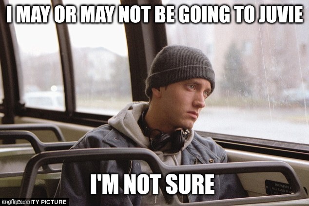 Yeah. | I MAY OR MAY NOT BE GOING TO JUVIE; I'M NOT SURE | image tagged in my time has come | made w/ Imgflip meme maker