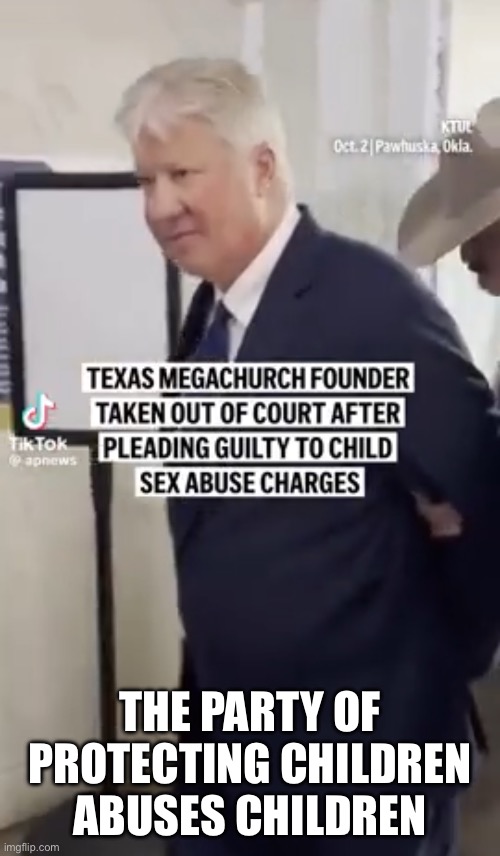 THE PARTY OF PROTECTING CHILDREN ABUSES CHILDREN | made w/ Imgflip meme maker