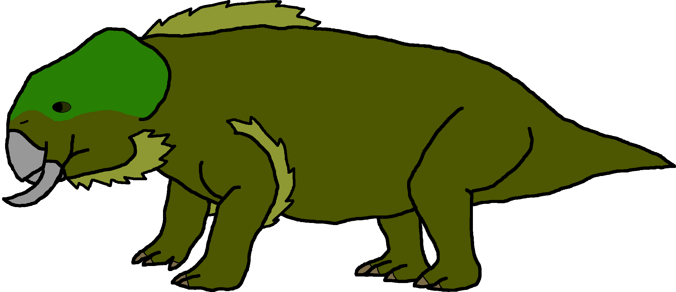 Male Lystrosaurus (Paleoverse + EOIverse) Blank Meme Template