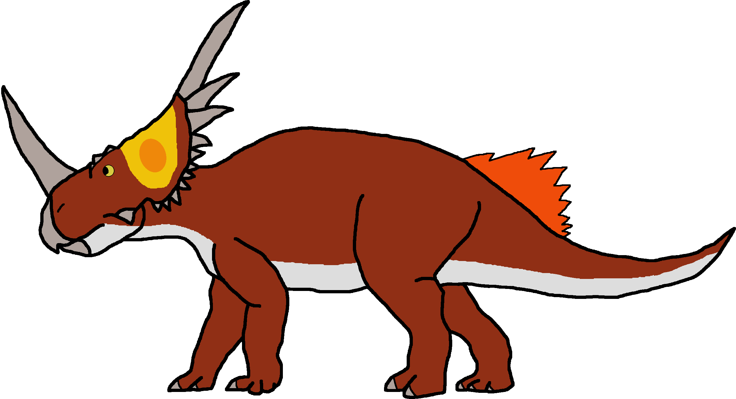 Male Styracosaurus (Paleoverse + EOIverse) Blank Meme Template