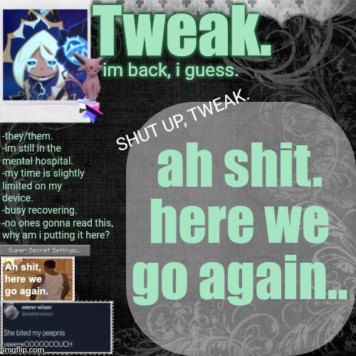 the 29th announcement template. | ah shit. here we go again.. | image tagged in the 29th announcement template | made w/ Imgflip meme maker