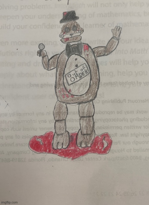 image tagged in death screen freddy | made w/ Imgflip meme maker