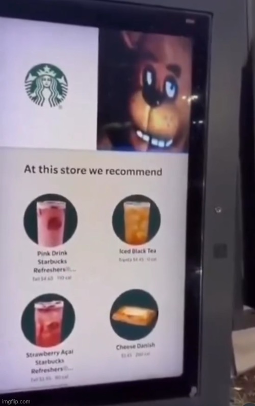 image tagged in why is freddy working at the starbucks lmfao | made w/ Imgflip meme maker
