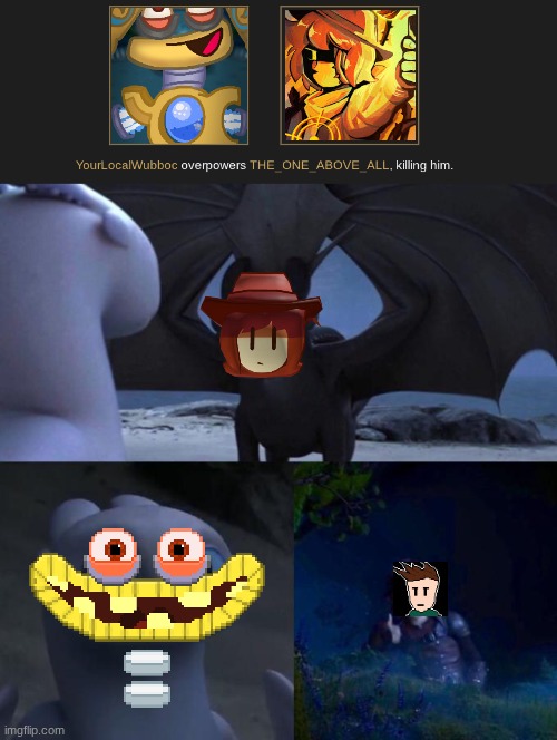 image tagged in toothless presents himself | made w/ Imgflip meme maker