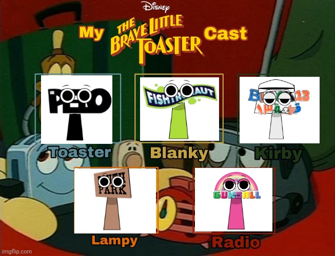 the brave little toaster cast Meme All The TV Shows | image tagged in the brave little toaster cast | made w/ Imgflip meme maker