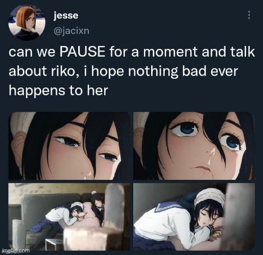 image tagged in jjk,riko | made w/ Imgflip meme maker