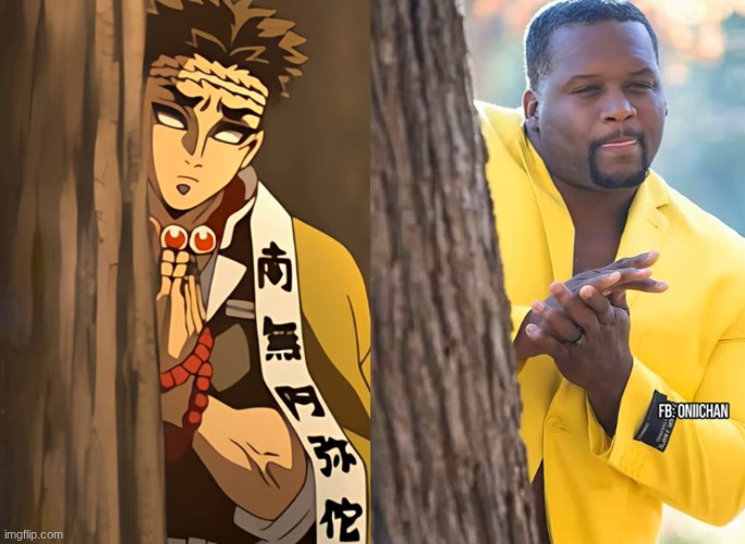 image tagged in demon slayer,gyomei | made w/ Imgflip meme maker