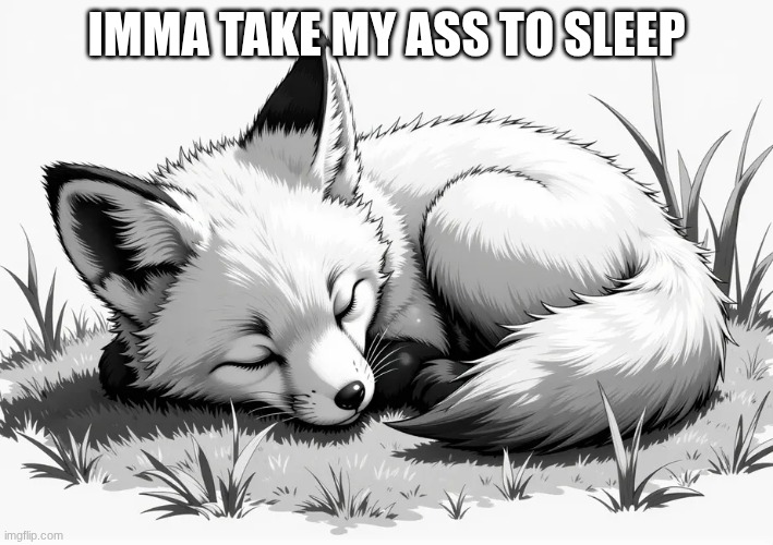 Sleep | IMMA TAKE MY ASS TO SLEEP | image tagged in i sleep real shit | made w/ Imgflip meme maker