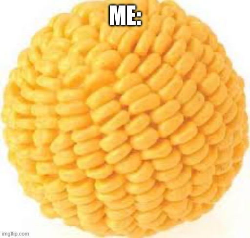 Cornball | ME: | image tagged in cornball | made w/ Imgflip meme maker