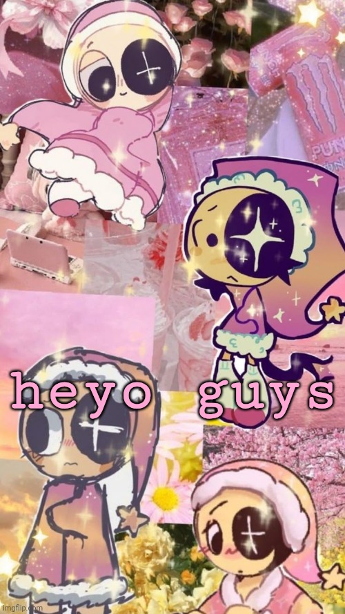 starry night | heyo guys | image tagged in starry night | made w/ Imgflip meme maker