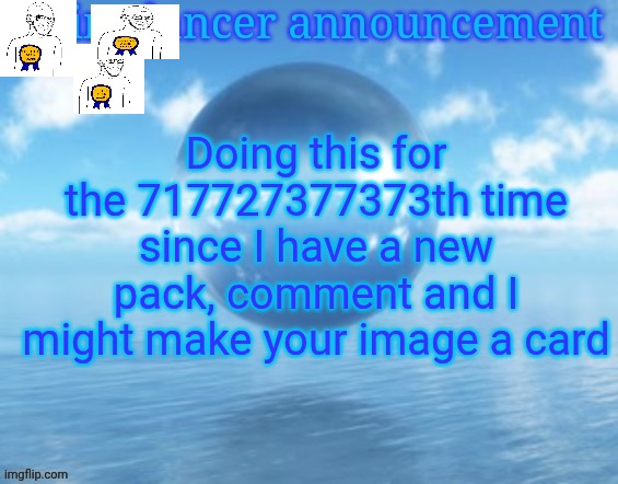 Rain$ | Doing this for the 717727377373th time since I have a new pack, comment and I might make your image a card | image tagged in rain | made w/ Imgflip meme maker