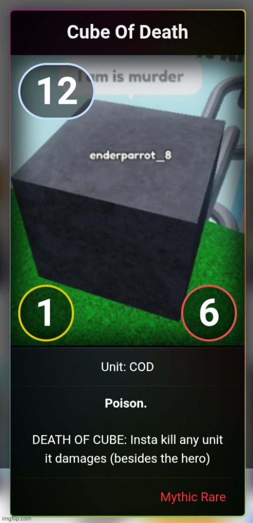 Rarest unit (at least I think) | made w/ Imgflip meme maker