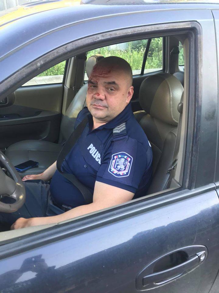 Класически пиян полицай Blank Meme Template