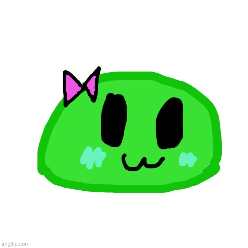Drew astro with a pink ribbon :3 | image tagged in oc | made w/ Imgflip meme maker