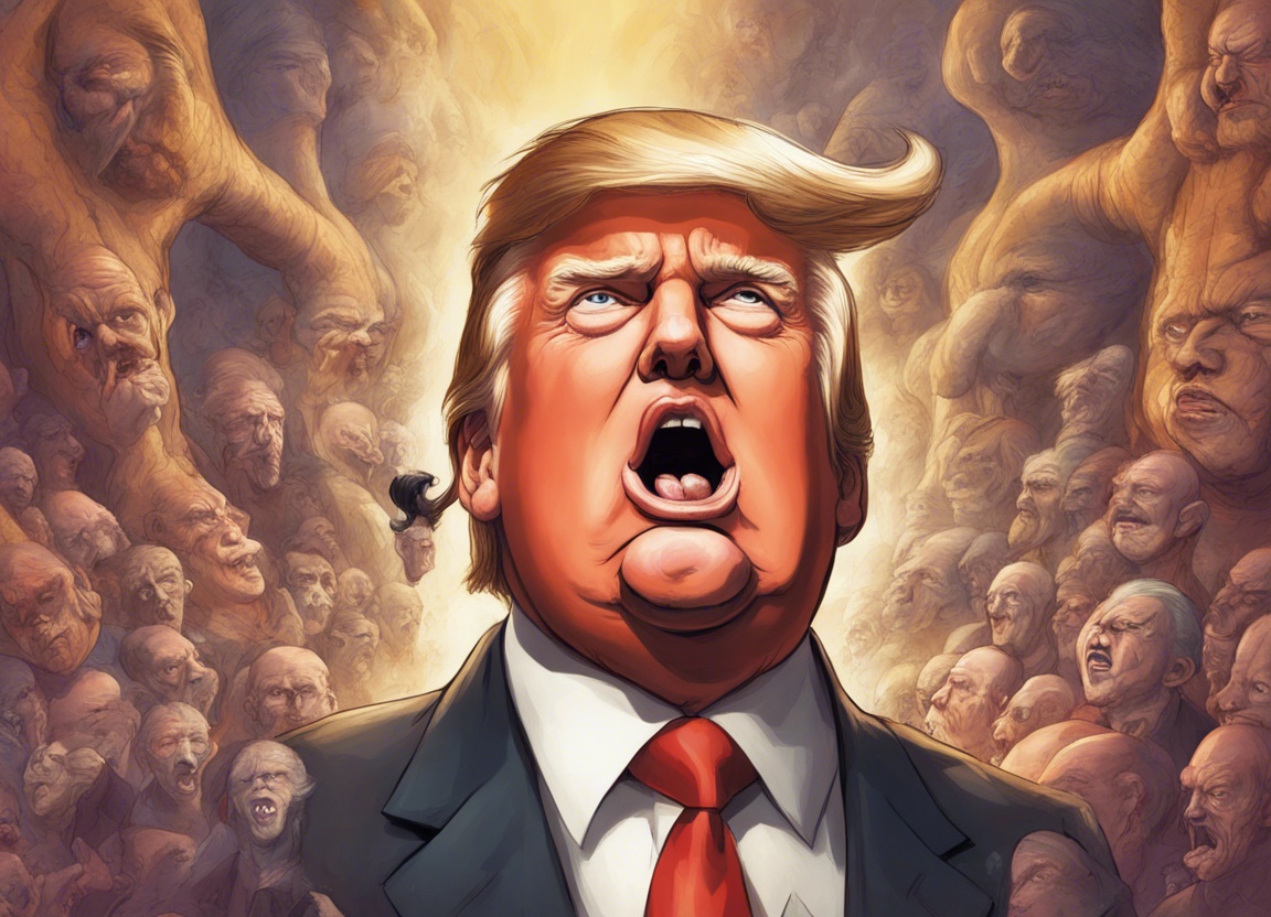 Trump, every week deeper into fantasy, lost to reality Blank Meme Template