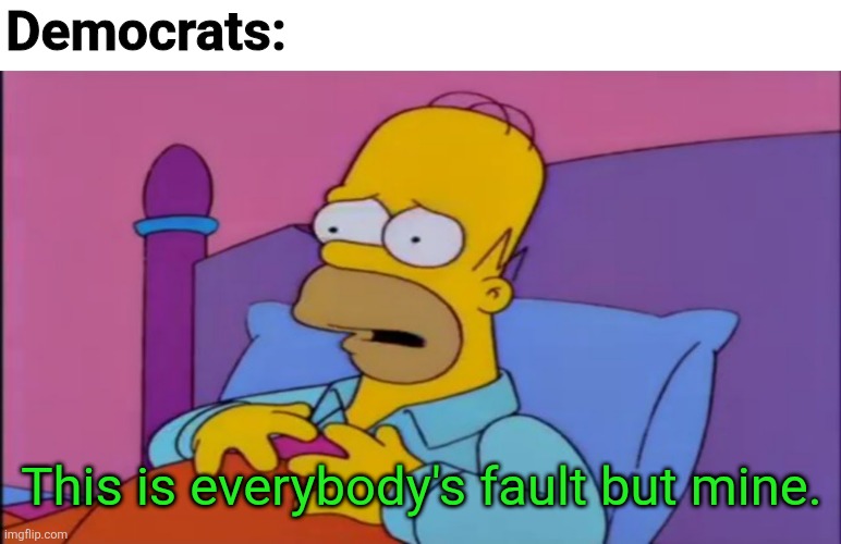 Democrats: This is everybody's fault but mine. | made w/ Imgflip meme maker